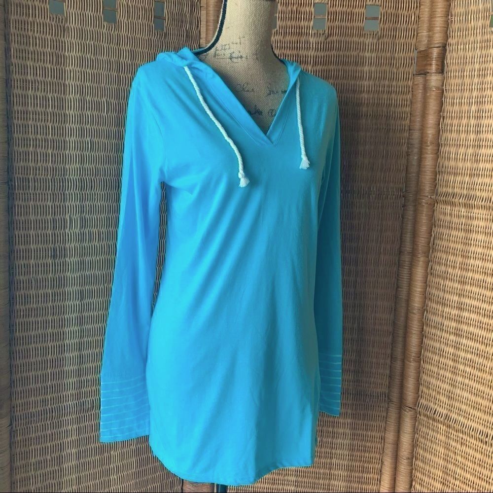 NWOT Vineyard X Crew Hooded Swimsuit Cover up
